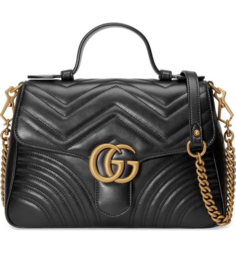 gucci small gg marmont top handle satchel|authentic Gucci Marmont small bag.